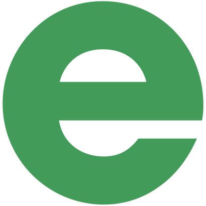Logo E in sovrapposizione
